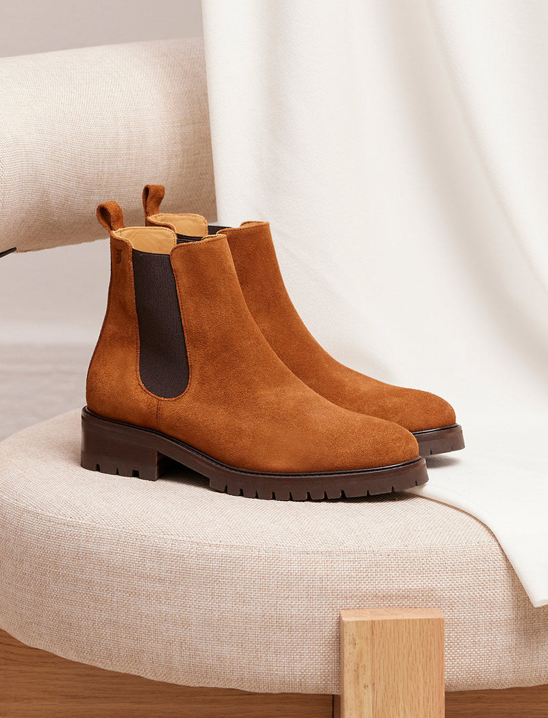 Botas Chelsea Joy - Avellana - Mujer