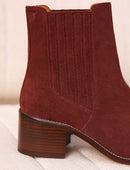 Botas Chelsea de tacón Lisa - Muscat - Mujer