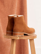 Botines Mathilde - Castaño Forrado - Mujer