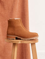 Botines Mathilde - Castaño Forrado - Mujer