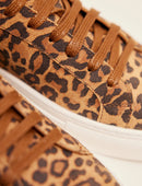 Zapatillas con cordones Olivia - Leopardo - Mujer