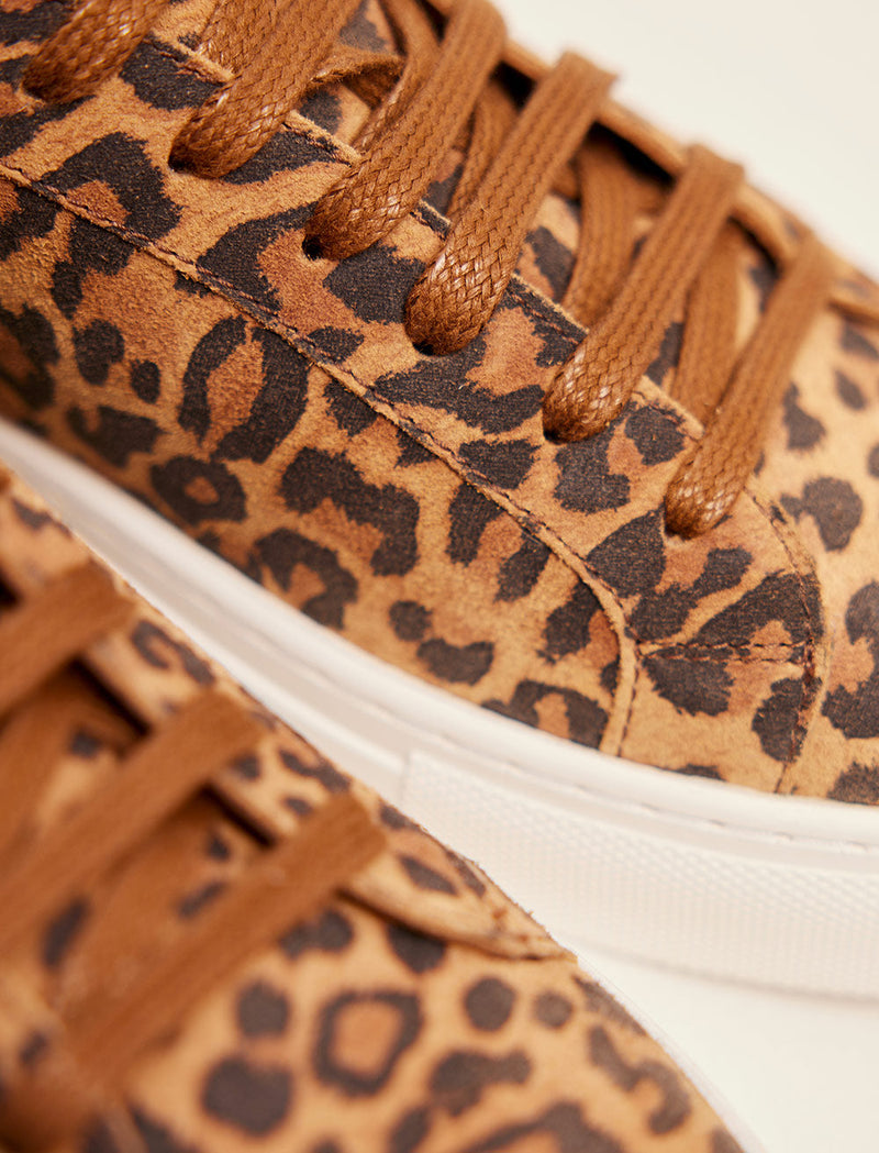 Zapatillas con cordones Olivia - Leopardo - Mujer