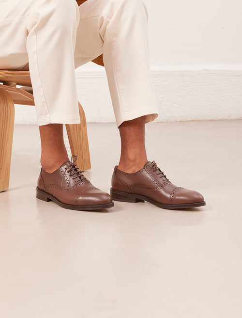 Mocassins Oxford H - Ebène - Homme