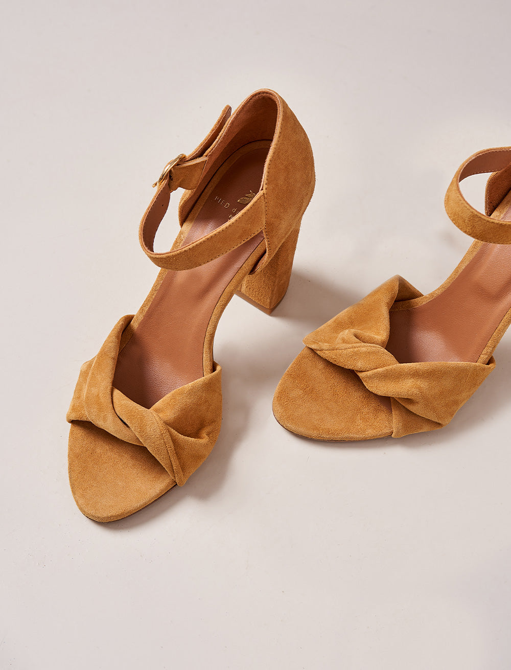 Pia Heeled Sandals - Saffron - Women
