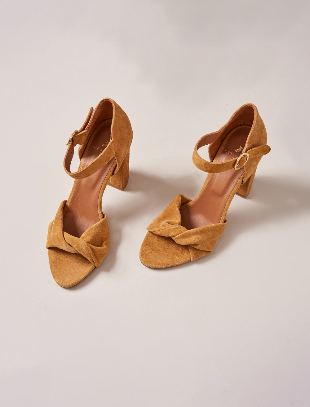 Pia Heeled Sandals - Saffron - Women
