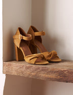 Pia Heeled Sandals - Saffron - Women