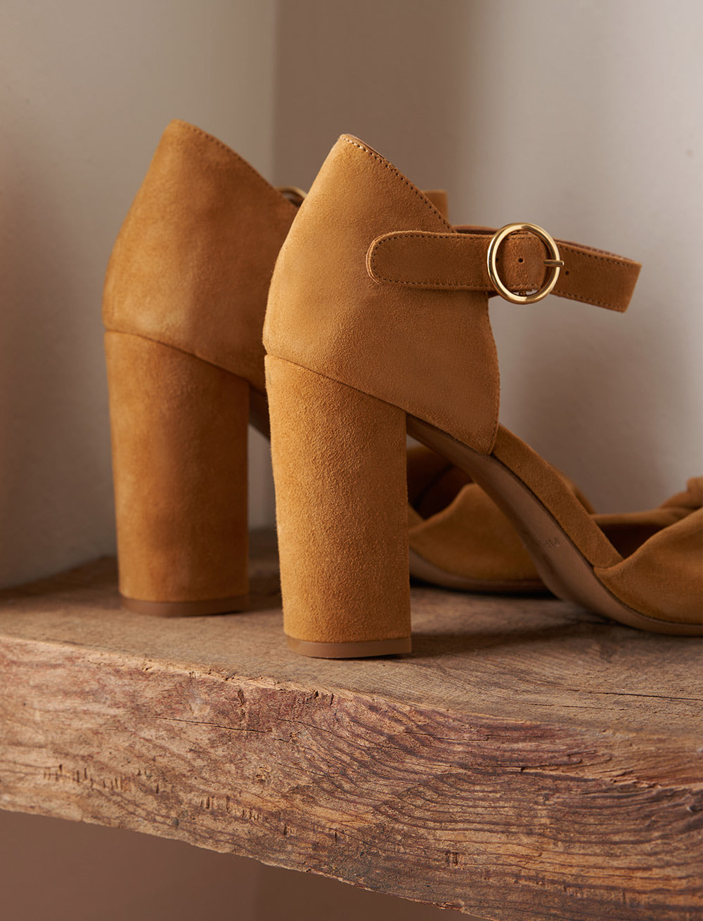 Pia Heeled Sandals - Saffron - Women