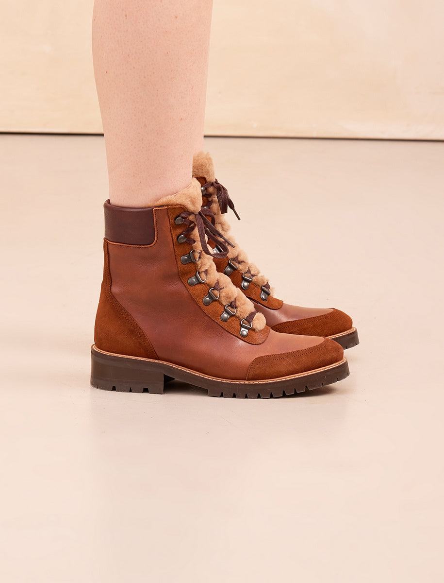 Hermine Ankle Boots - Havana - Women