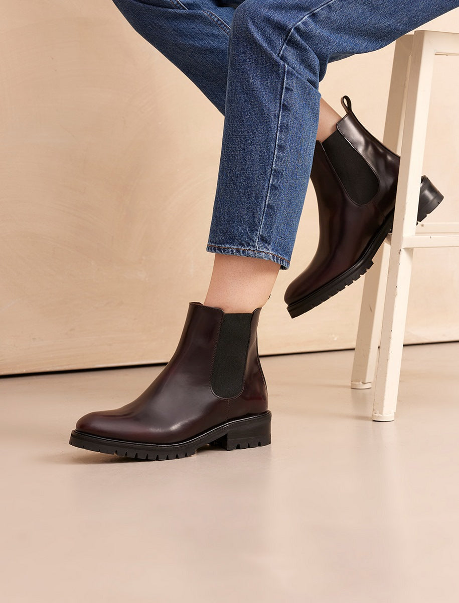 Botines Joy - Burdeos - Mujer