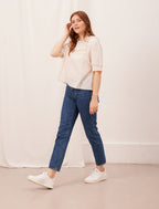 Vasco Lace-Up Trainers - Optical White - Women
