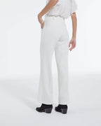 The Kooples - Pantalon Droit Écru En Crepe - Femme