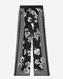 The Kooples - Pantalón Blanco Y Negro Con Estampado Pañuelo Fluido - Mujer