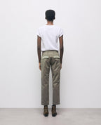 The Kooples - Pantalón recto 7/8 - Caqui - Mujer
