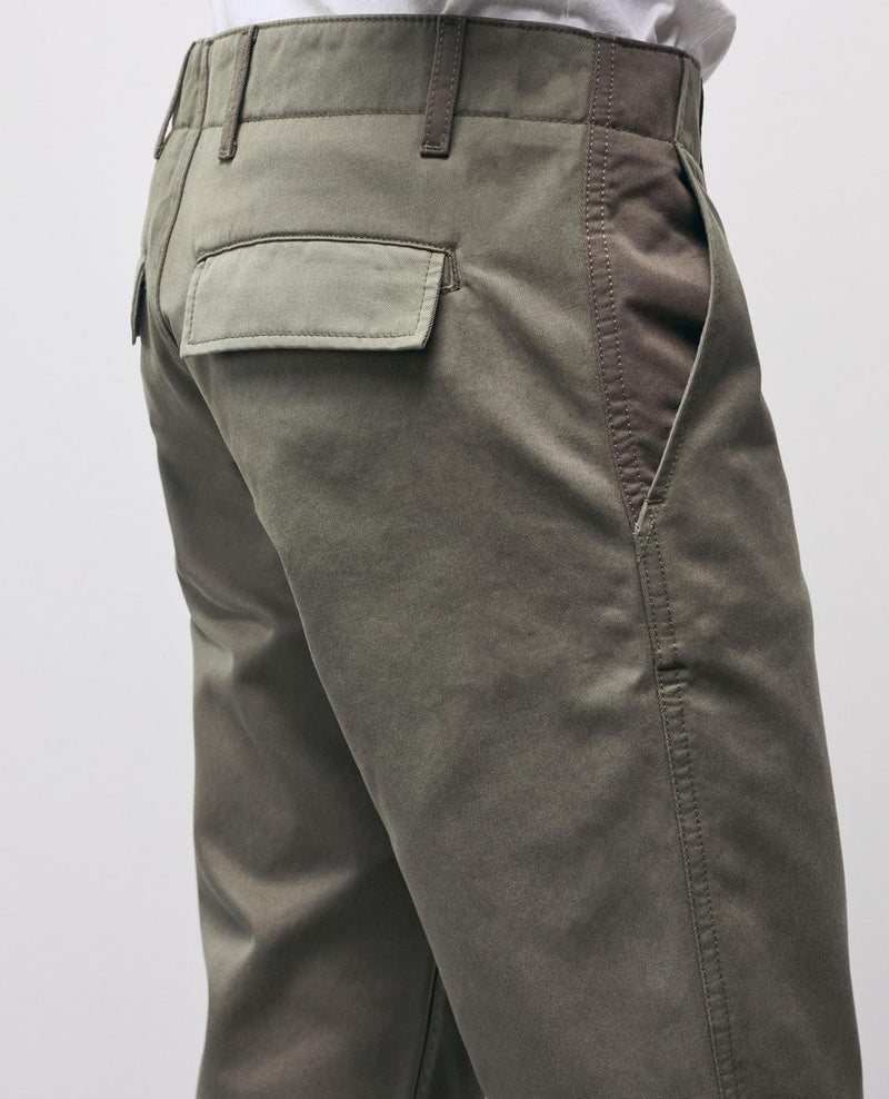 The Kooples - Pantalon Droit 7/8 - Kaki - Femme