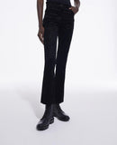 Pantalones Bootcut - Negro y gris oscuro - Mujer