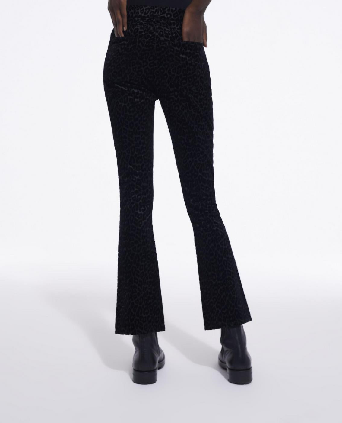 The Kooples - Bootcut Trousers - Black And Dark Gray - Women