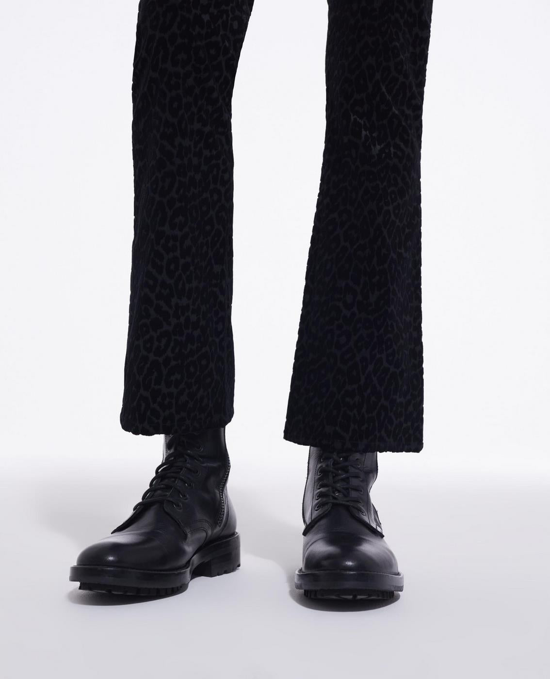 The Kooples - Bootcut Trousers - Black And Dark Gray - Women