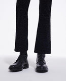 Pantalones Bootcut - Negro y gris oscuro - Mujer