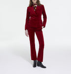 The Kooples - Pantalon Bootcut - Rouge - Femme