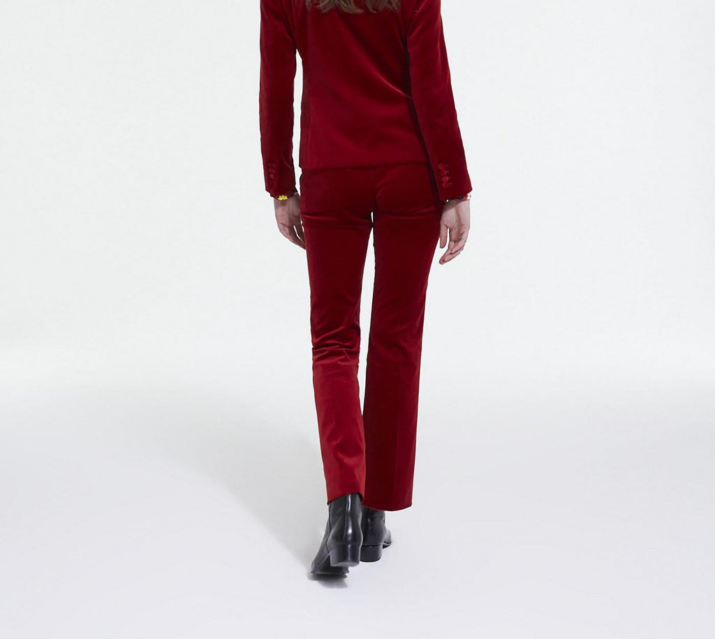 The Kooples - Pantalon Bootcut - Rouge - Femme