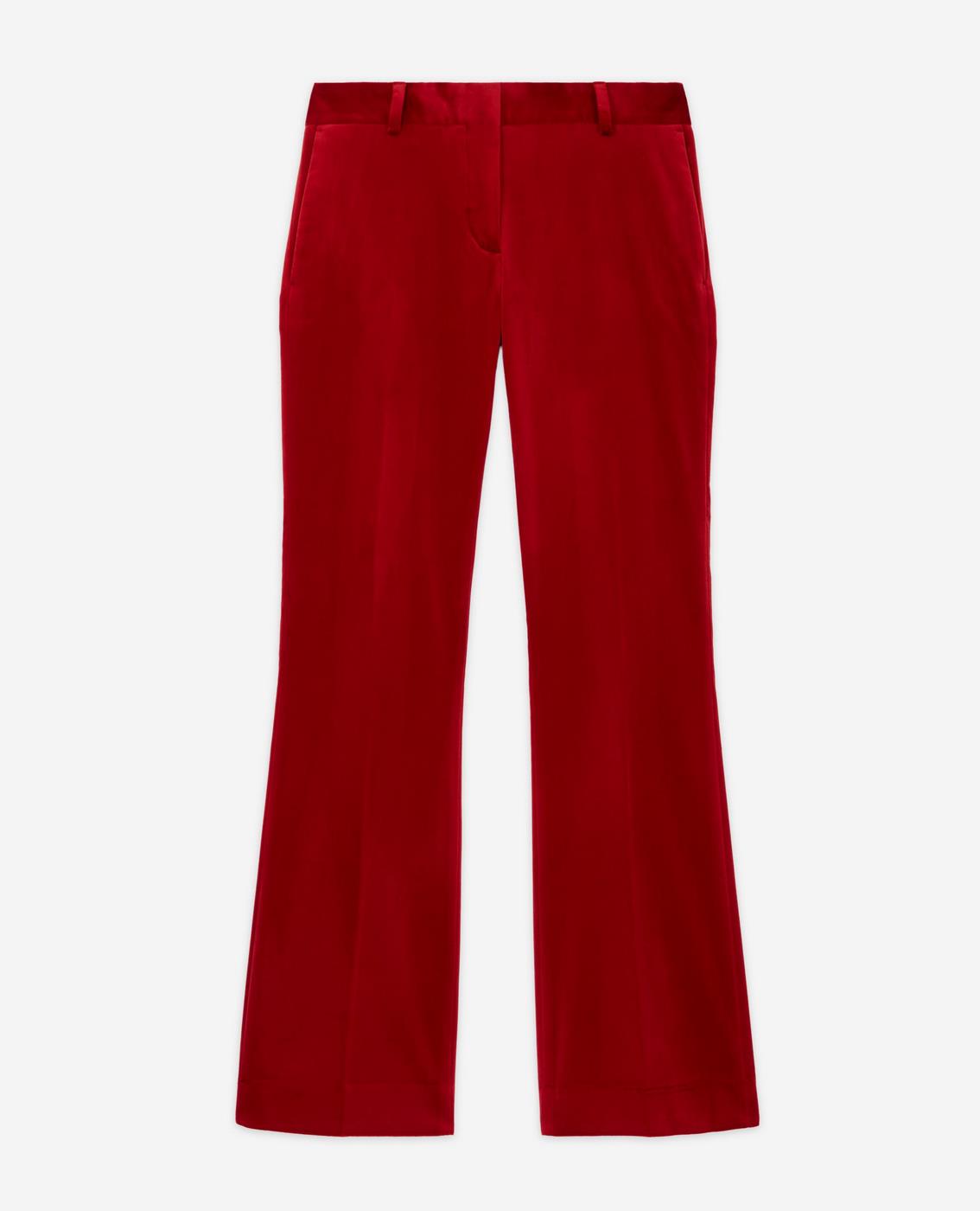 The Kooples - Pantalon Bootcut - Rouge - Femme