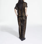 The Kooples - Pantalon Velours Stripy Leo - Femme