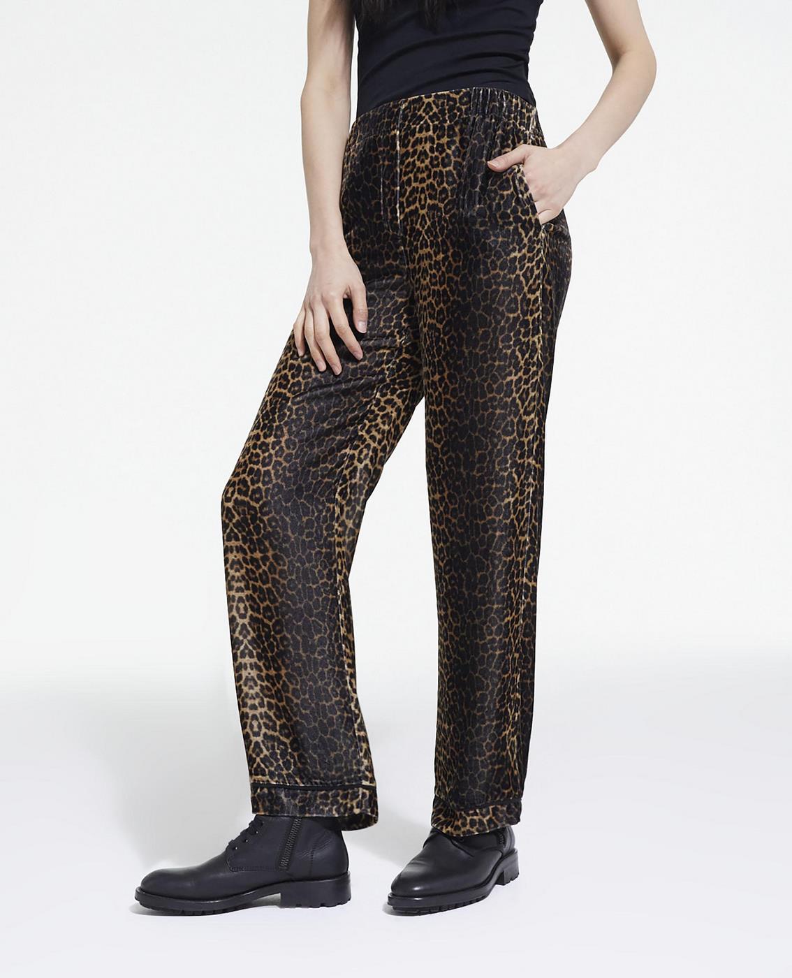 The Kooples - Pantalon Velours Stripy Leo - Femme