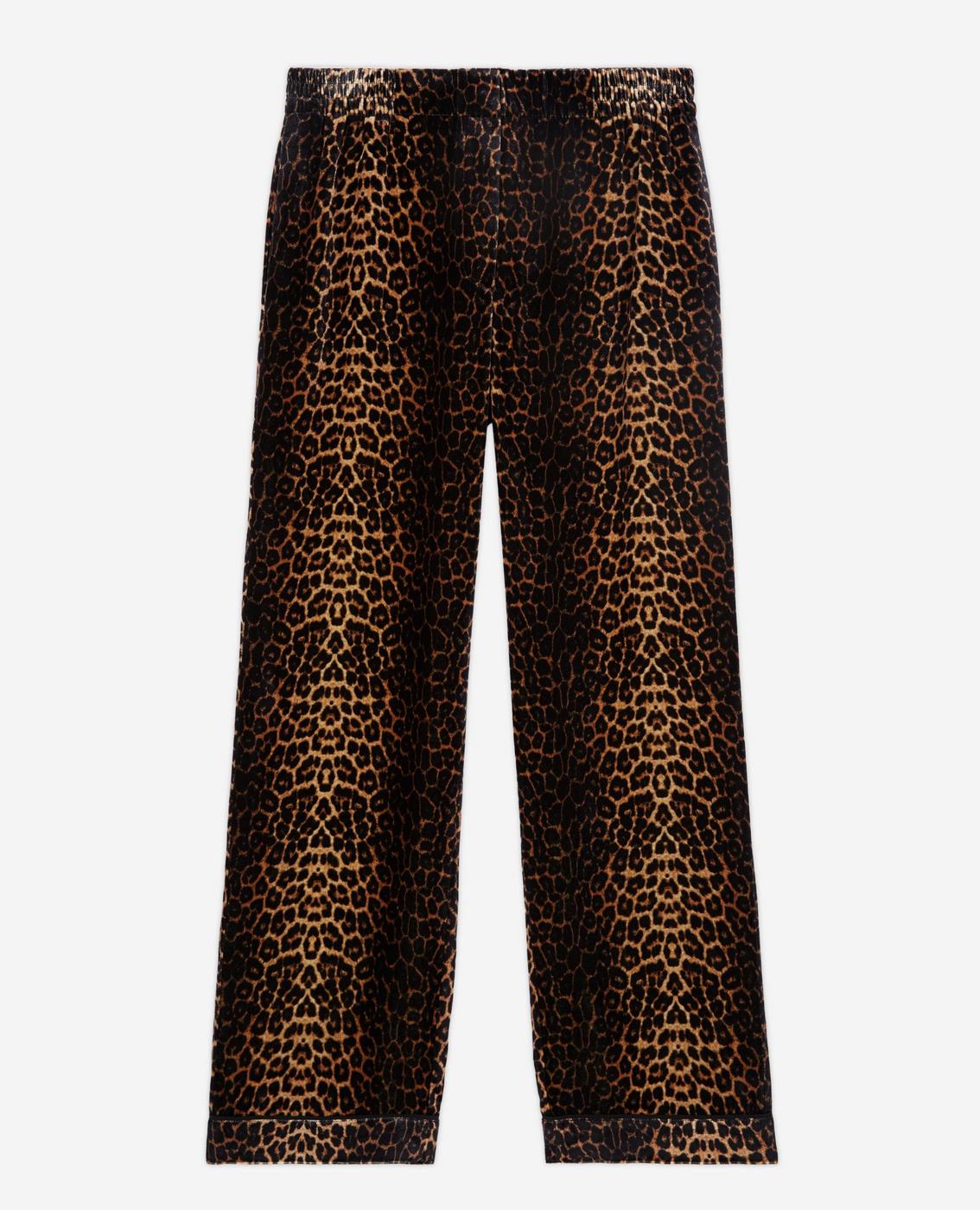 The Kooples - Pantalon Velours Stripy Leo - Femme