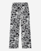 The Kooples - Straight-Leg Silk Trousers - Ecru and Black - Women