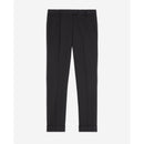 Pantalón recto de lana - Negro - Mujer