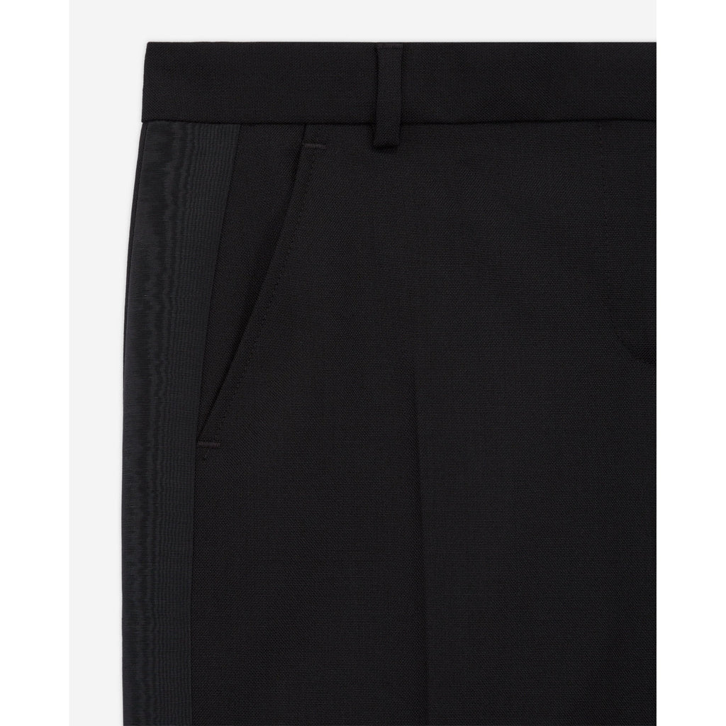The Kooples - Pantalón Recto de Lana - Negro - Mujer