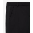 The Kooples - Pantalón Recto de Lana - Negro - Mujer
