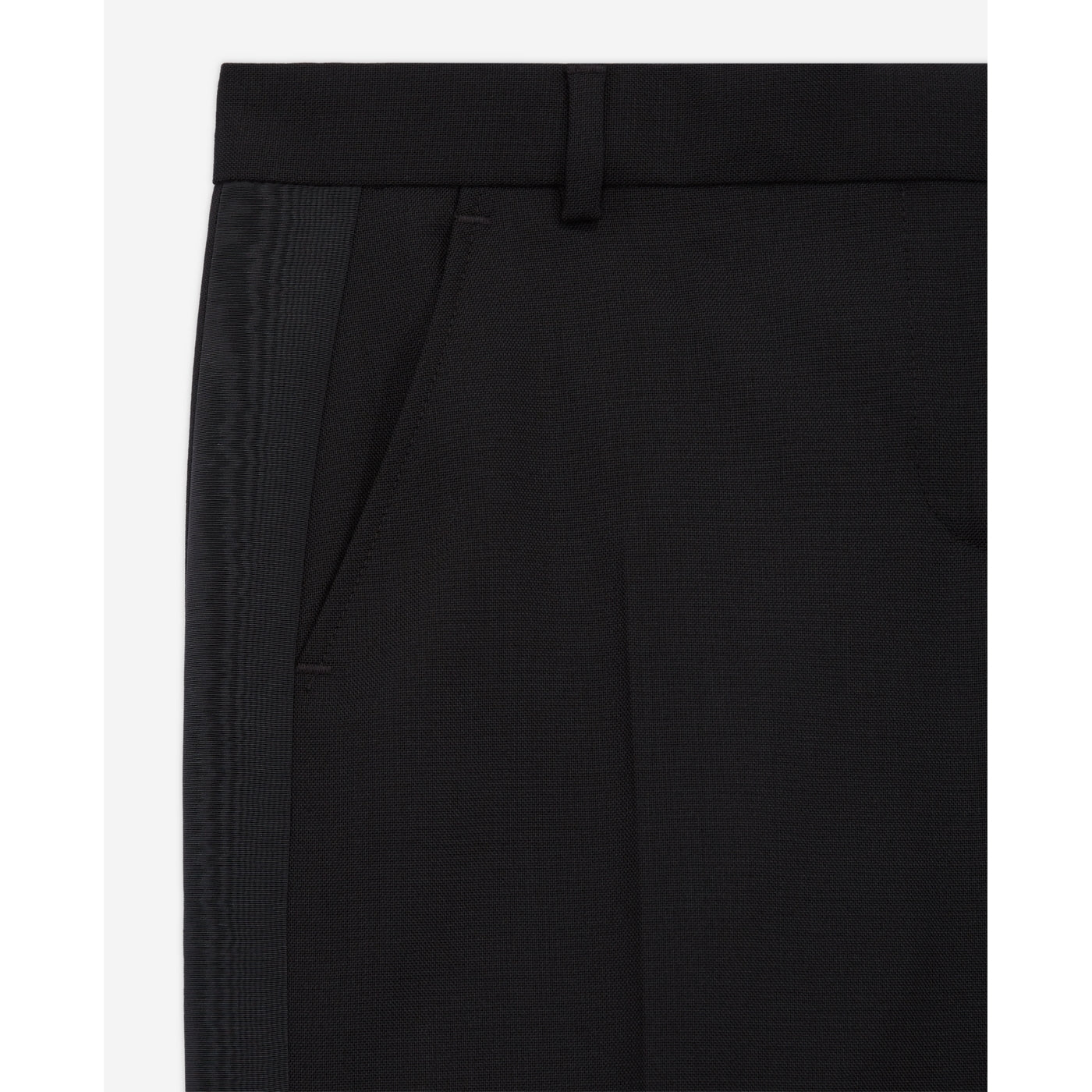 The Kooples - Pantalón Recto de Lana - Negro - Mujer
