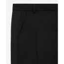 Pantalón recto de lana - Negro - Mujer