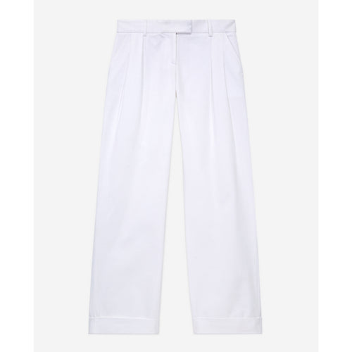 The Kooples - Pantalon Seul A Pinces Et Revers - Femme