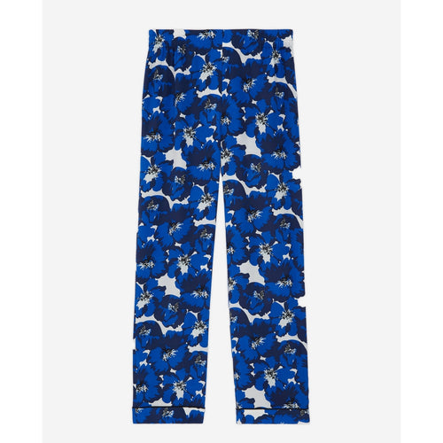 The Kooples - Pantalon En Soie - Bleu - Femme
