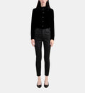 The Kooples - Stretch Leather Slim-Cut Trousers - Women
