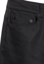 The Kooples - Stretch Leather Slim-Cut Trousers - Women