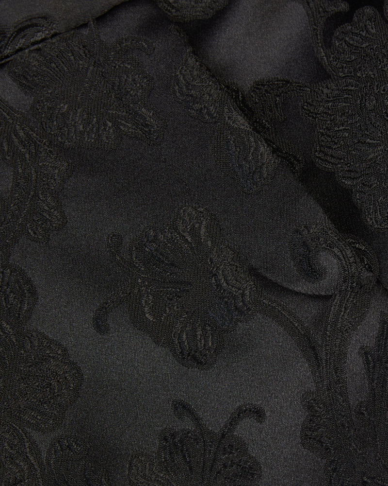 Pantalon De Costume Taille Haute En Jacquard