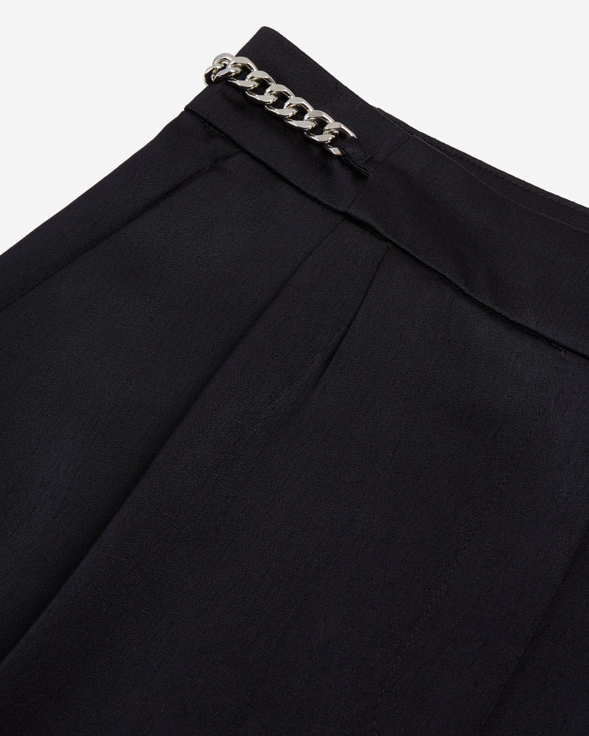 The Kooples - Fluid Pleated Trousers With Chain