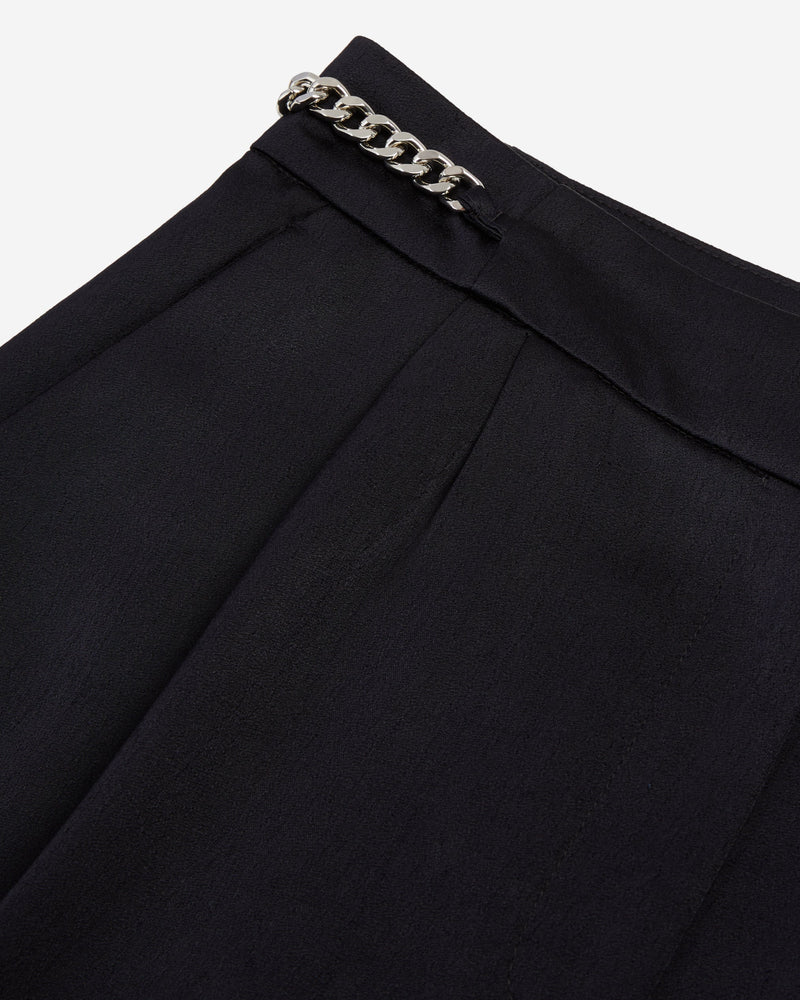 Pantalon A Pinces Fluide Avec Chaine