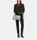 Pantalon Droit Detail Bande Cote