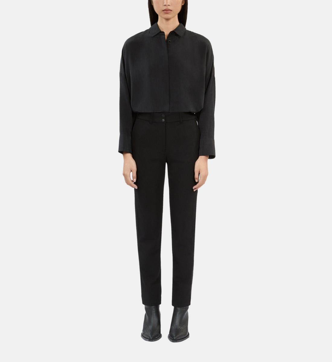 The Kooples - Pantalon Droit Detail Bande Cote