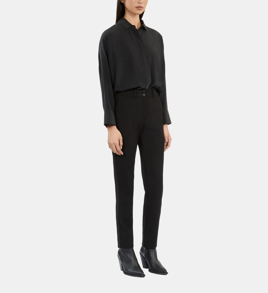 The Kooples - Pantalon Droit Detail Bande Cote