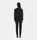 Pantalon Droit Detail Bande Cote