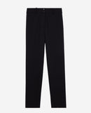 Pantalon Droit Detail Bande Cote
