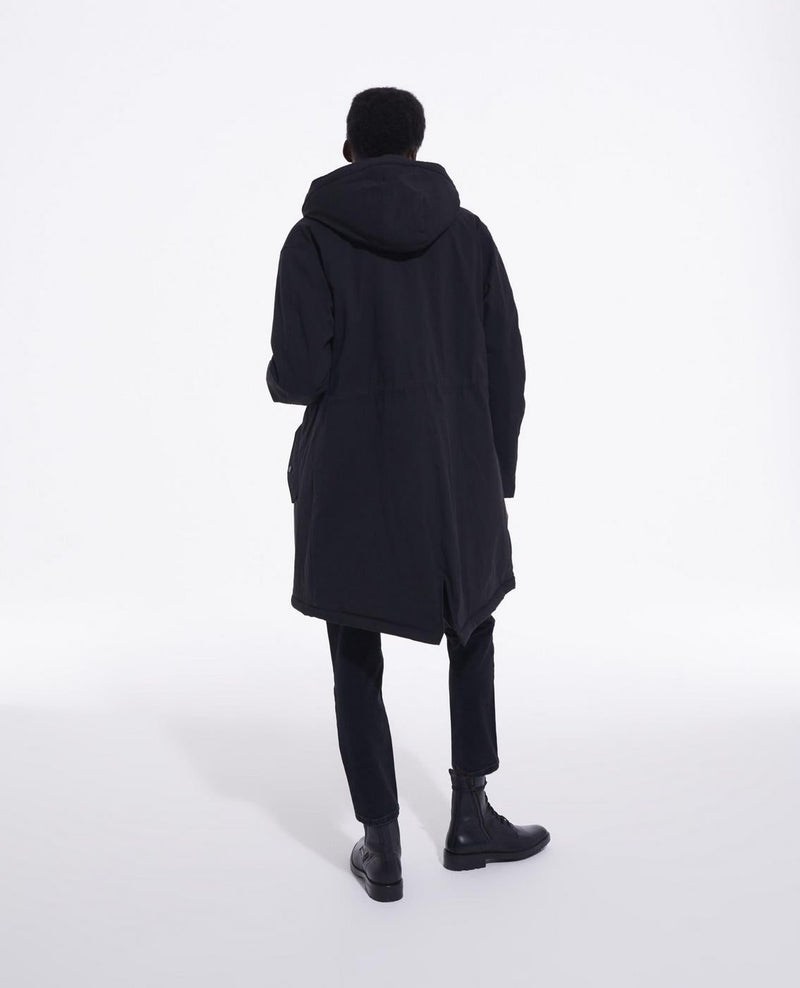 Parka Doublee De Faux Mouton - Femme