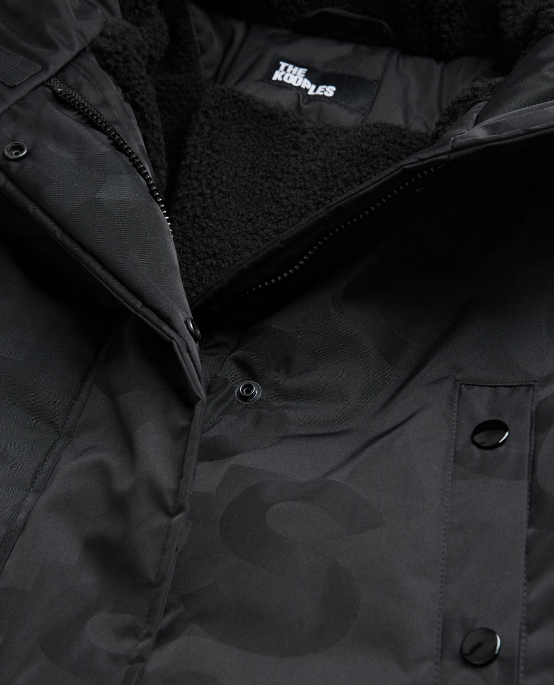 The Kooples - Parka With Fake Sheep Lining - Femme