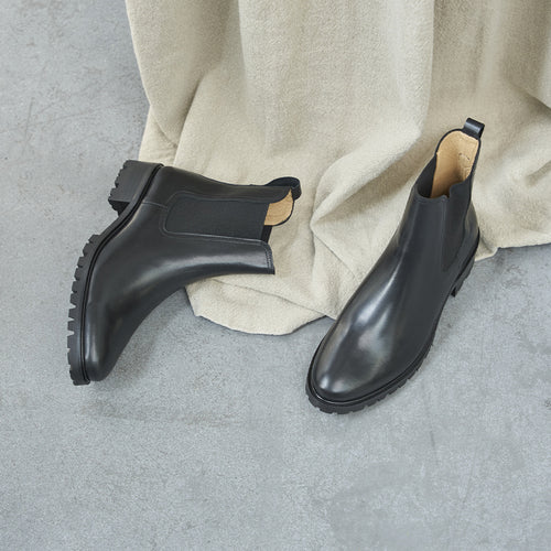 Chelsea Boots La Woman Pressée Leather Black