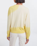 The Kooples - Pull Jaune Laine Effet Tie & Dye - Femme